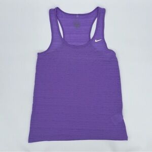 ⭐️ Nike Dri-Fit Purple Racerback Tank Top Scoop Neck Sz S Activewear Running Gym